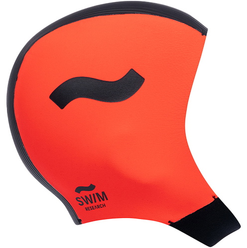 2026 Swim Research Freedom 3mm Badehætte C-HOSR - Orange / Sort
